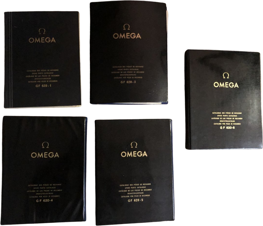 The Omega GF 620 factory spare-parts catalogue series